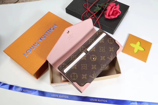 Louis Vuitton CAISSA WALLET N61184 pink