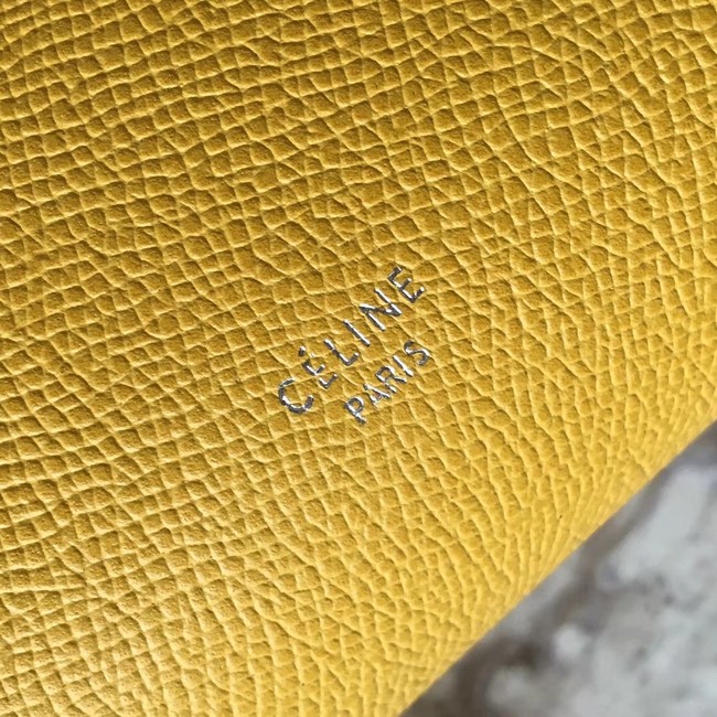 Celine NANO BELT BAG IN GRAINED CALFSKIN 99970 yellow