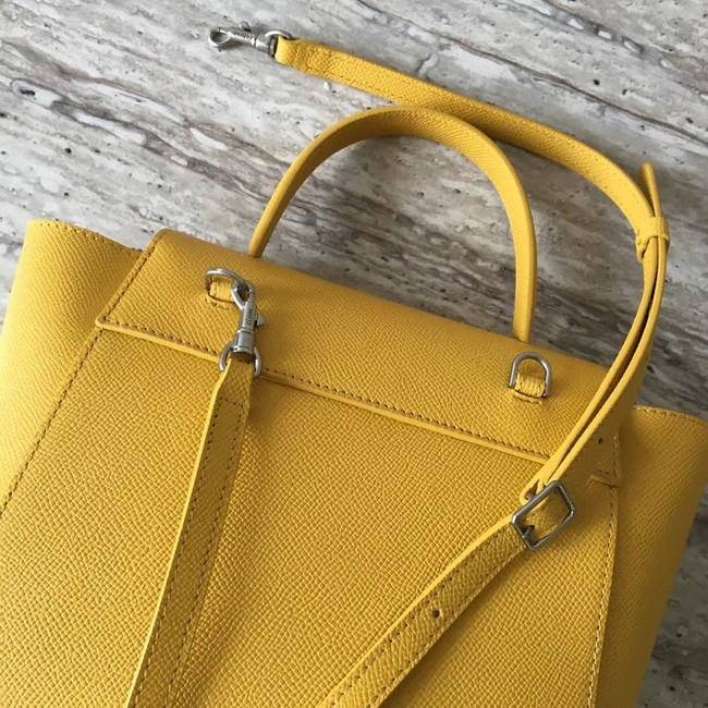 Celine NANO BELT BAG IN GRAINED CALFSKIN 99970 yellow