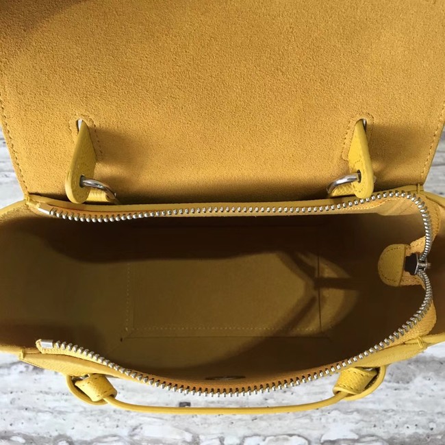 Celine NANO BELT BAG IN GRAINED CALFSKIN 99970 yellow