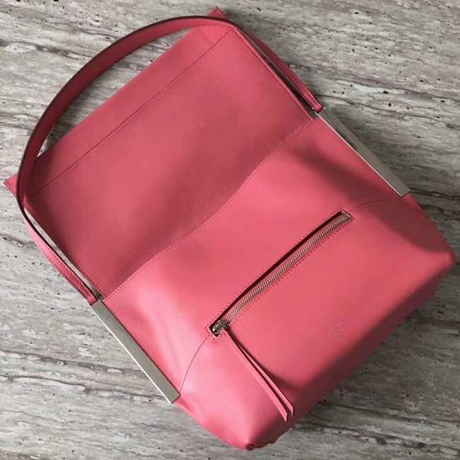 Celine calf leather Shoulder Bag 90054 rose