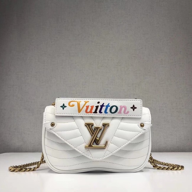 LOUIS VUITTON NEW WAVE CHAIN BAG PM M51683 white