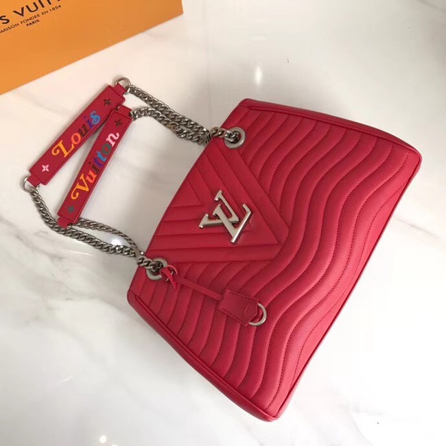 LOUIS VUITTON NEW WAVE CHAIN TOTE M51497 red