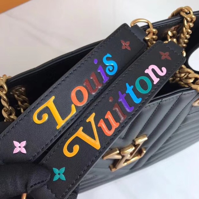 LOUIS VUITTON NEW WAVE CHAIN TOTE M51496 black