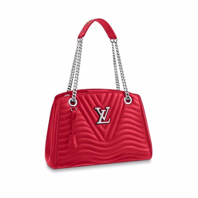 LOUIS VUITTON NEW WAVE CHAIN TOTE M51497 red