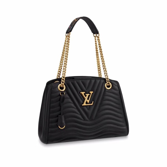 LOUIS VUITTON NEW WAVE CHAIN TOTE M51496 black