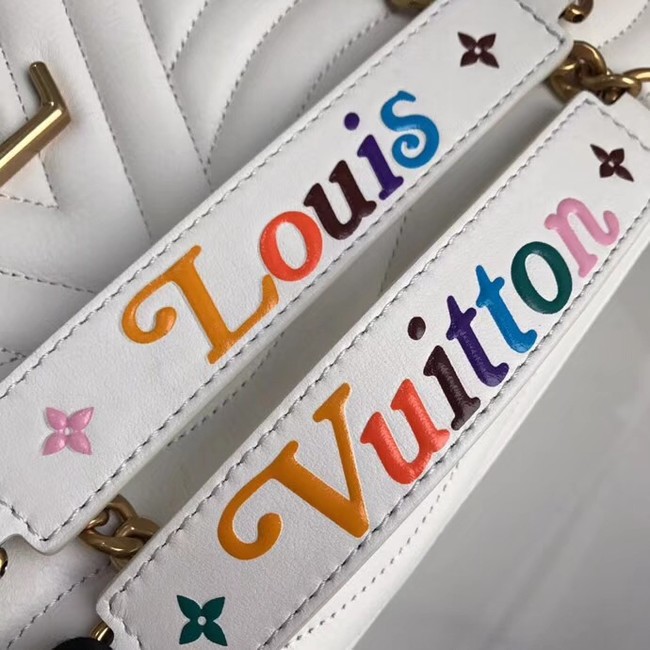 LOUIS VUITTON NEW WAVE CHAIN TOTE M51978 white