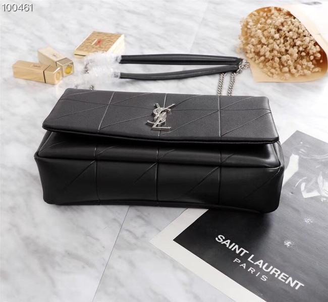 SAINT LAURENT Jamie monogram leather shoulder bag A2833 black