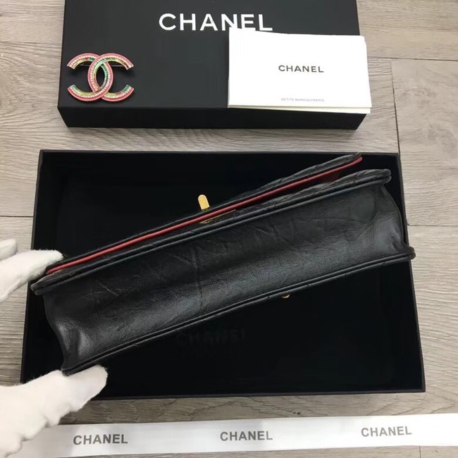 Chanel 2.55 Wallet on Chain A70328 black