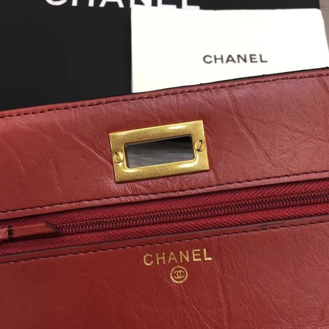 Chanel 2.55 Wallet on Chain A70328 black