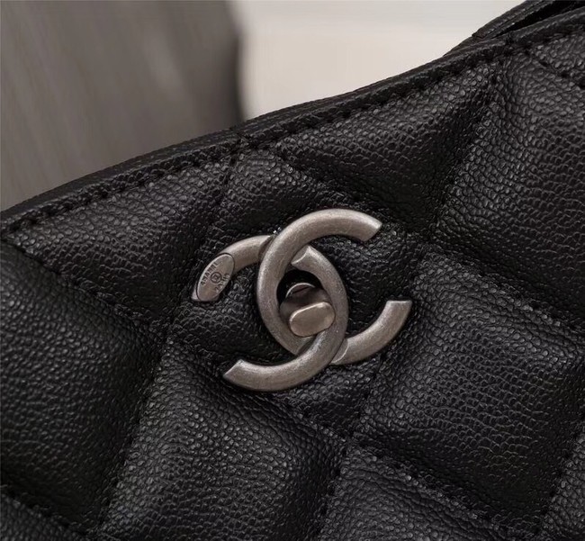 Chanel Calfskin Shoulder Bag 5694 black