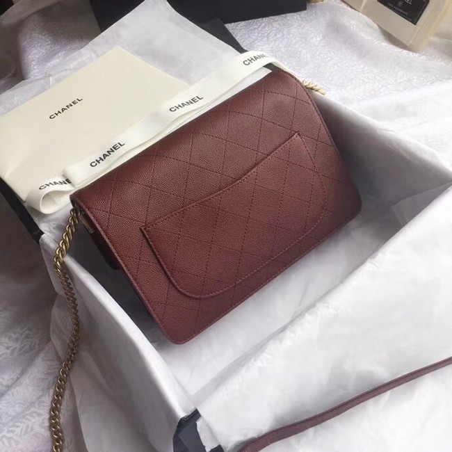 Chanel Original Flap Bag A57562 Wine