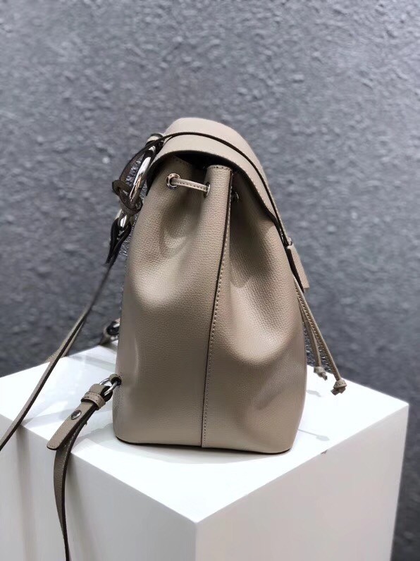 FENDI Kan I Leather knapsack 2570 grey