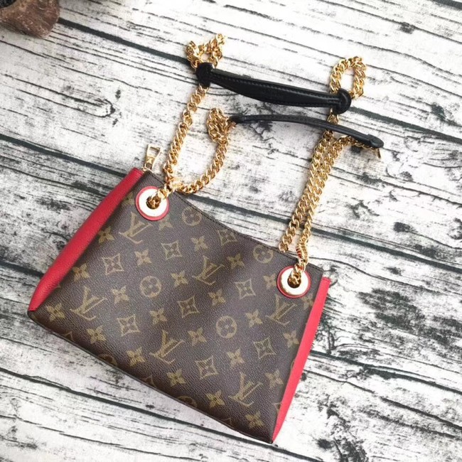 Louis vuitton original monogram canvas SURENE BB M43775 red