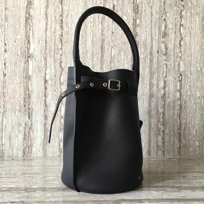 CELINE BIG BAG BUCKET IN SUPPLE GRAINED CALFSKIN 55427 black