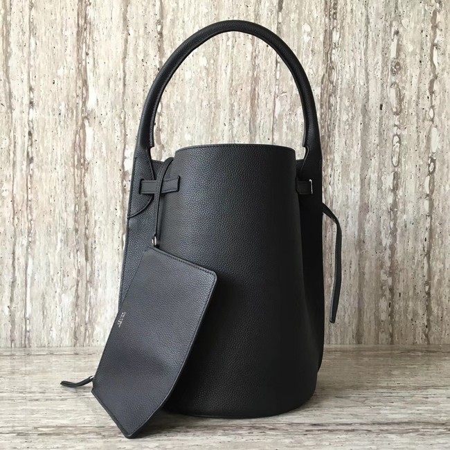 CELINE BIG BAG BUCKET IN SUPPLE GRAINED CALFSKIN 55427 black