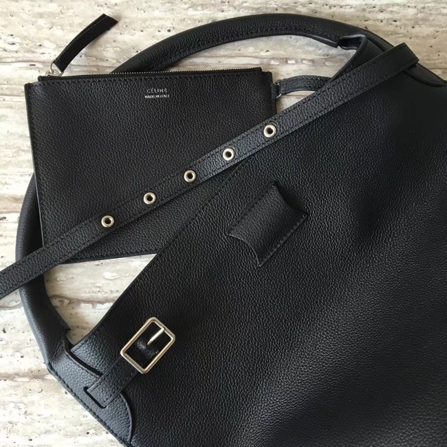 CELINE BIG BAG BUCKET IN SUPPLE GRAINED CALFSKIN 55427 black