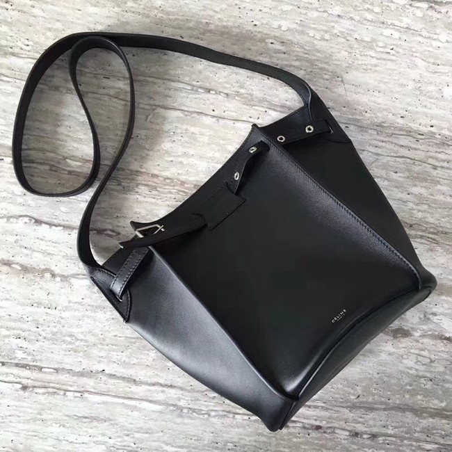 CELINE BIG BAG BUCKET IN SUPPLE GRAINED CALFSKIN 55428 black