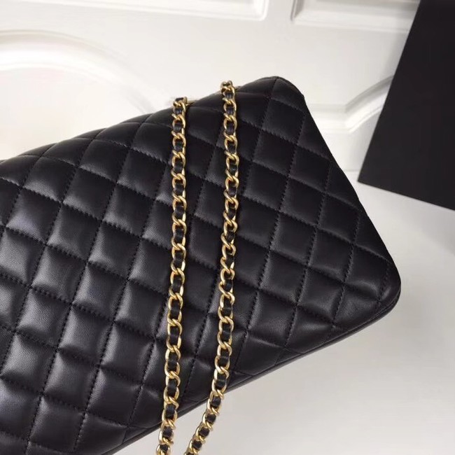 Chanel Original Flap Bag Lambskin & Gold-Tone Metal A57276 black