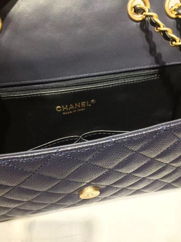 CHANEL Clutch with Chain A85533 black