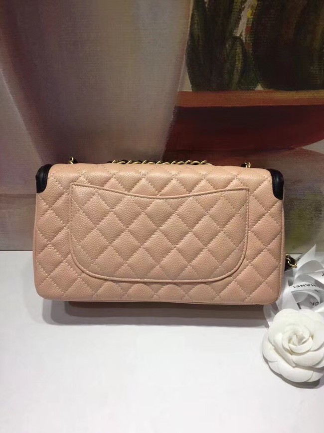 CHANEL Original Clutch with Chain A85533 light pink