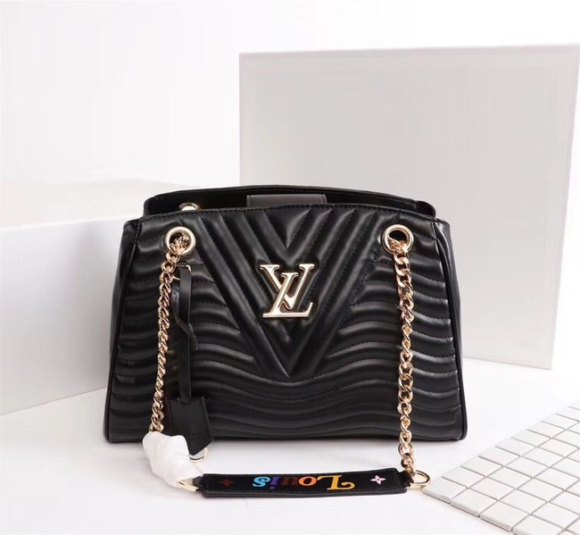 LOUIS VUITTON Leather M51497 black