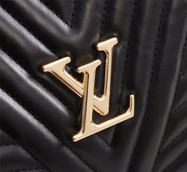 LOUIS VUITTON Leather M51497 black