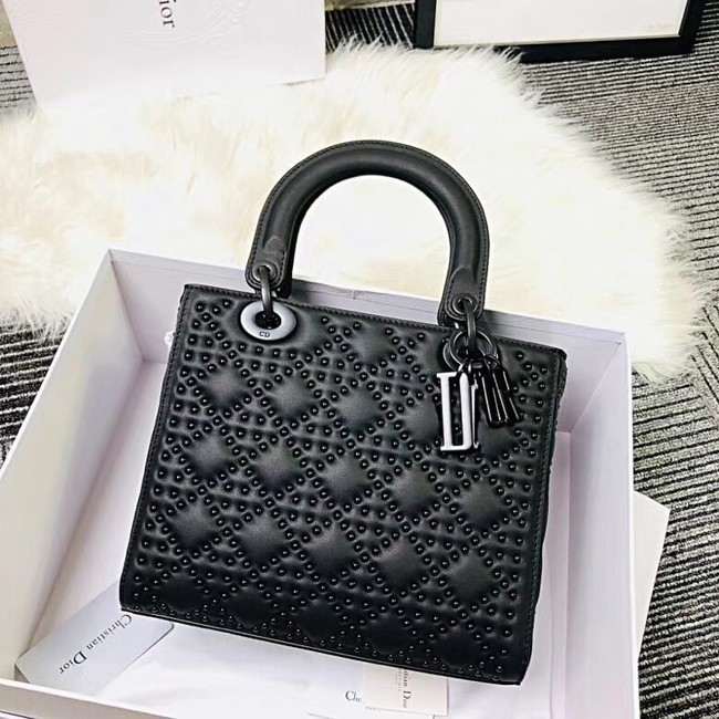 MINI LADY DIOR BAG CALFSKIN M0579S black