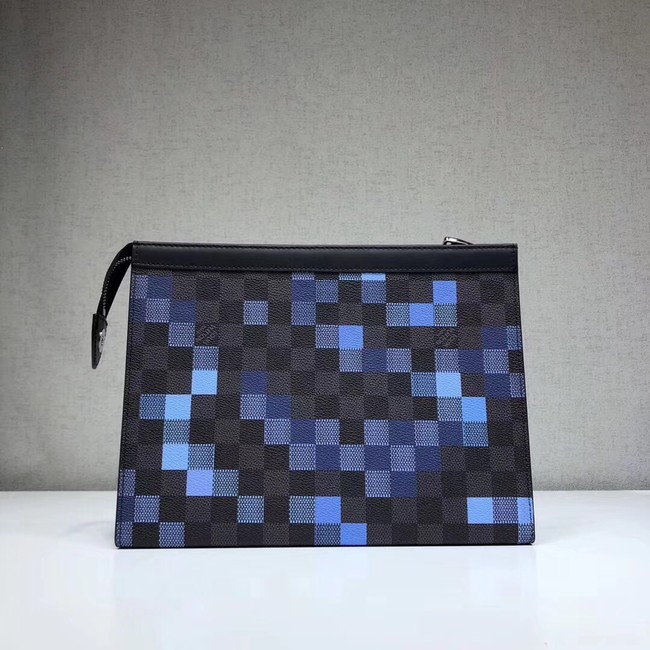 Louis Vuitton original POCHETTE VOYAGE MM N41696 blue