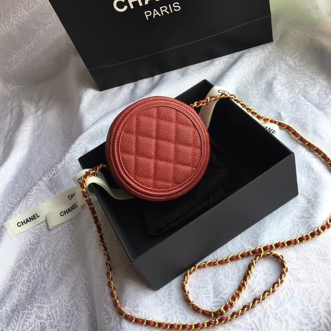 Chanel Original Clutch with Chain A81599 red