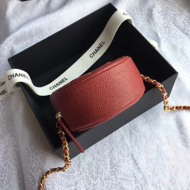 Chanel Original Clutch with Chain A81599 red