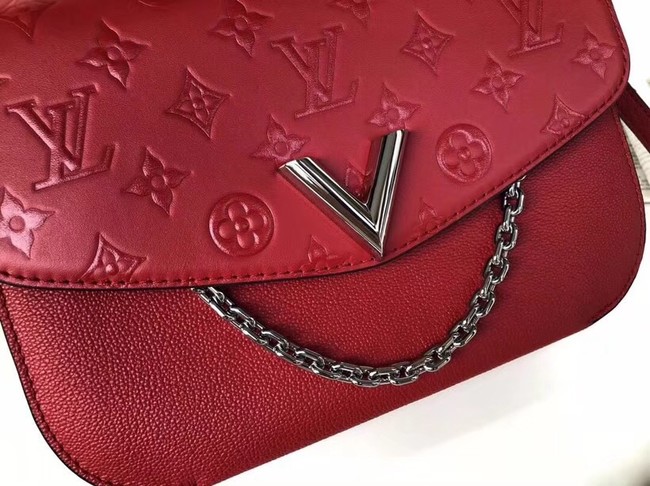 Louis Vuitton Should V Bag Saddle M53382 red