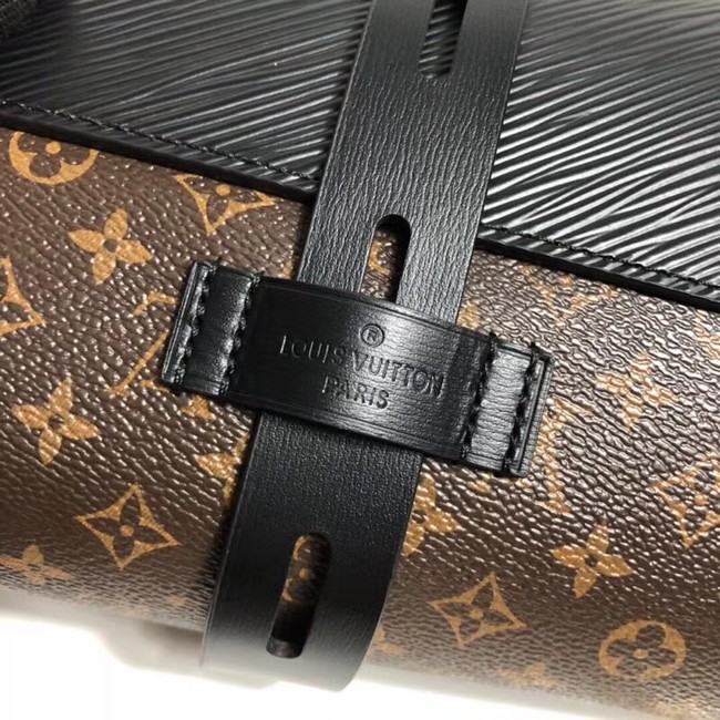 Louis vuitton monogram canvas GLASSES CASE M43903 black