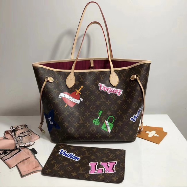 Louis vuitton original monogram canvas NEVERFULL MM M43988