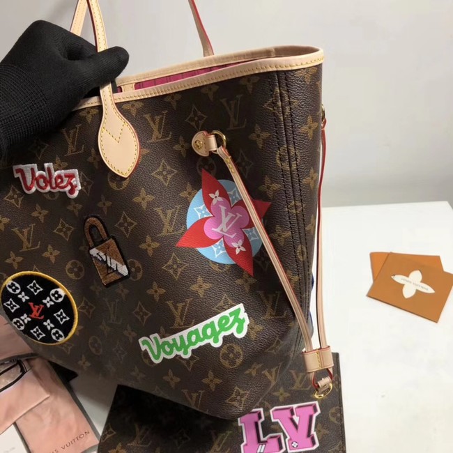 Louis vuitton original monogram canvas NEVERFULL MM M43988