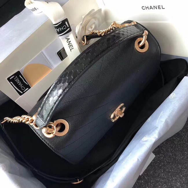 Chanel Flap Bag with Top Handle Original A57147 black