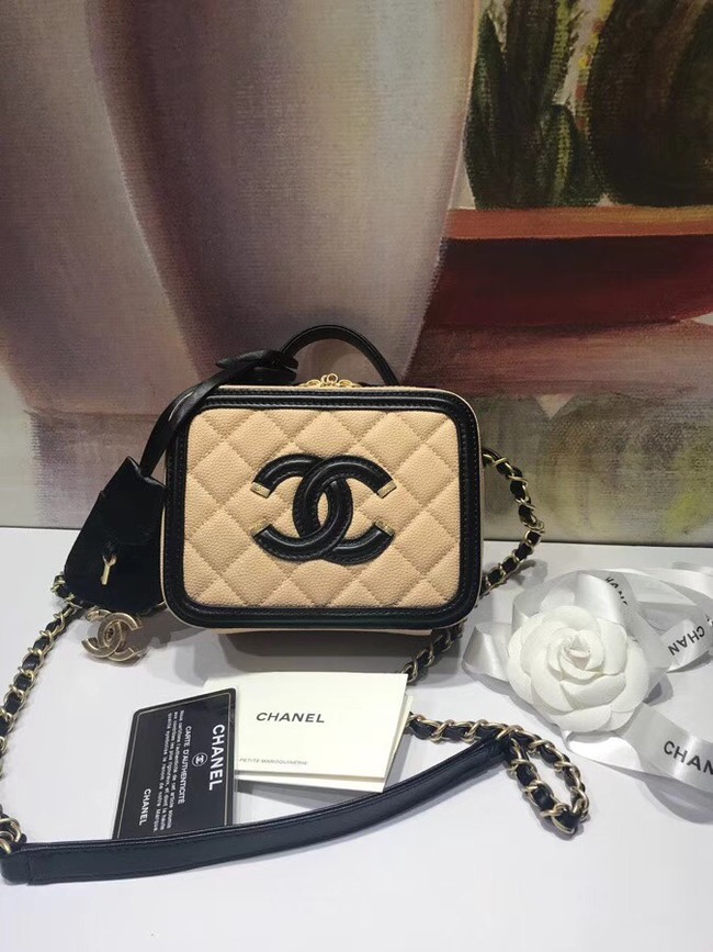 Chanel mini Vanity Case Original A93342 apricot