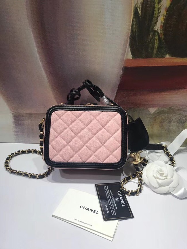 Chanel mini Vanity Case Original A93342 pink