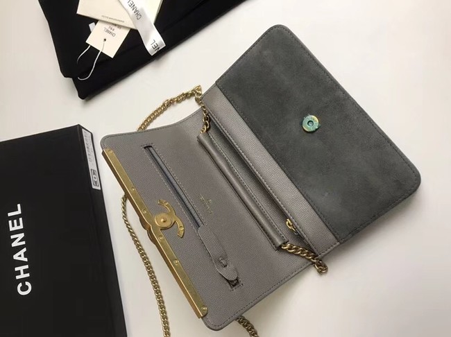 Chanel Wallet on Chain Original A70641 grey