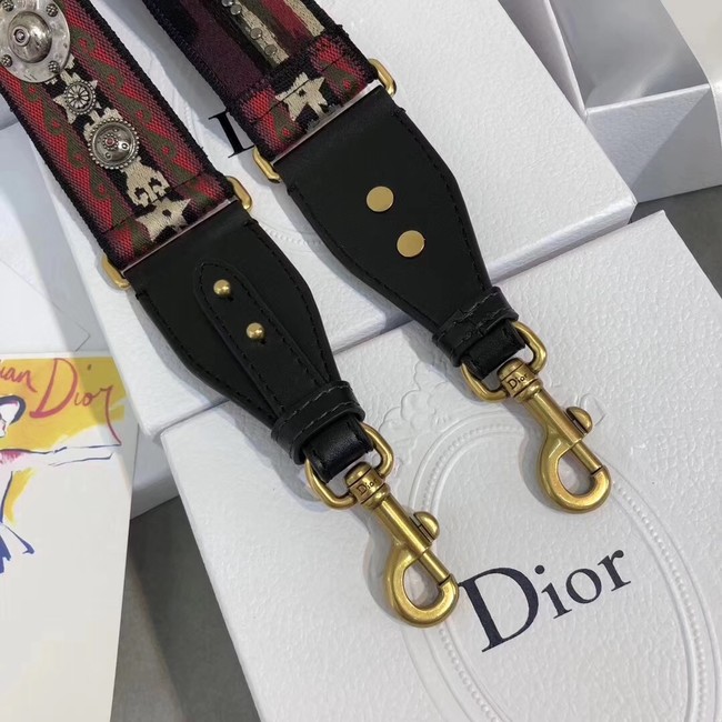 Dior RED CANVAS STRAP 2660