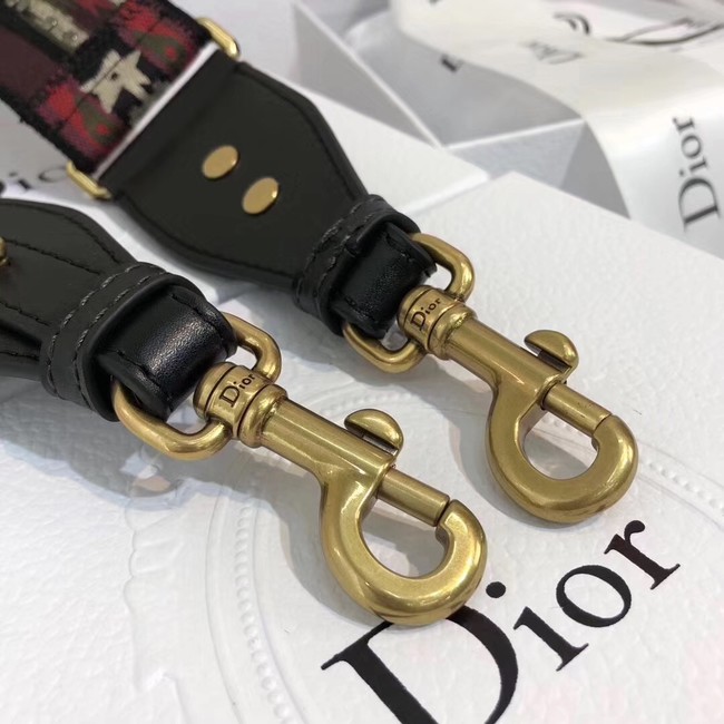 Dior RED CANVAS STRAP 2660