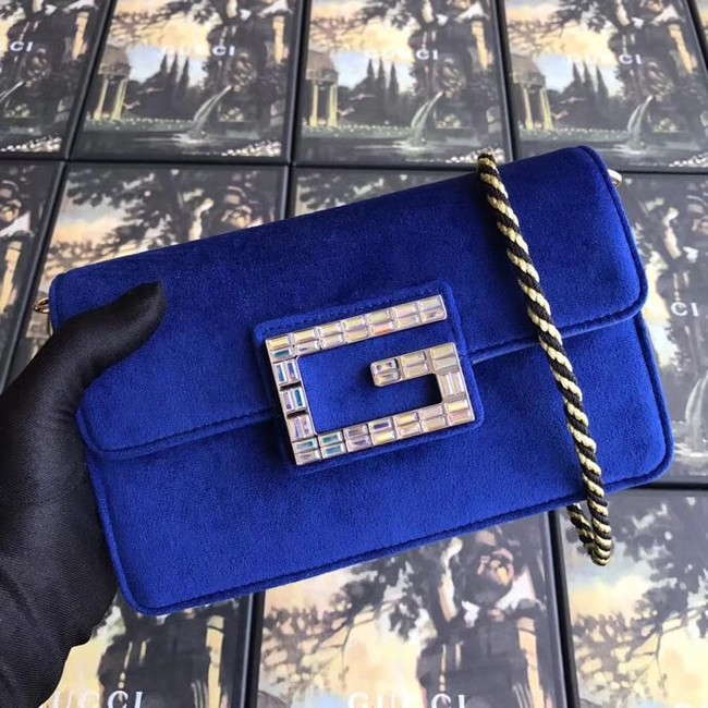 Gucci Shoulder bag with Square G 544242 Blue