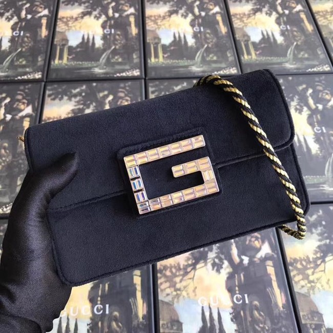 Gucci Shoulder bag with Square G 544242 black