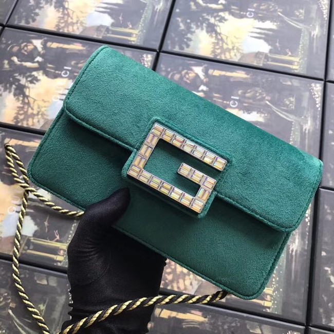 Gucci Shoulder bag with Square G 544242 green