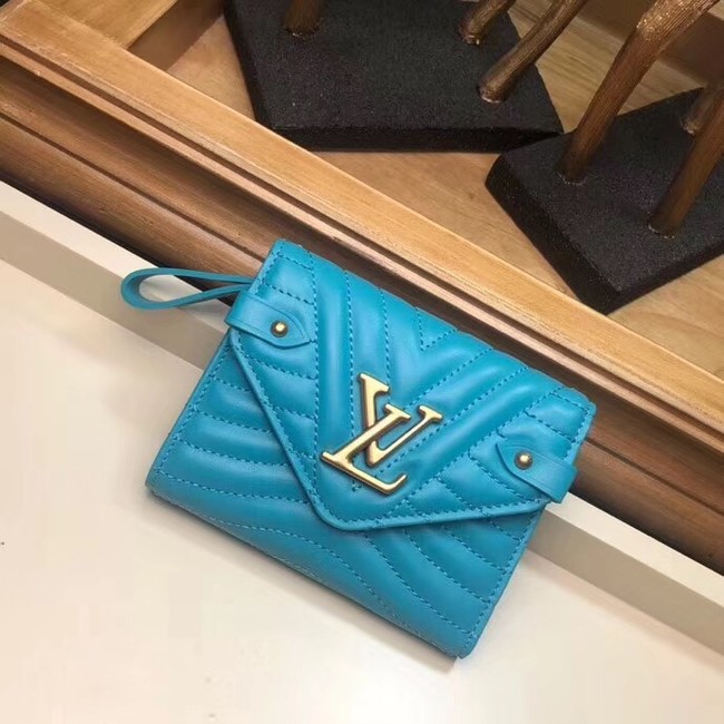 LOUIS VUITTON NEW WAVE COMPACT WALLET M63427 blue