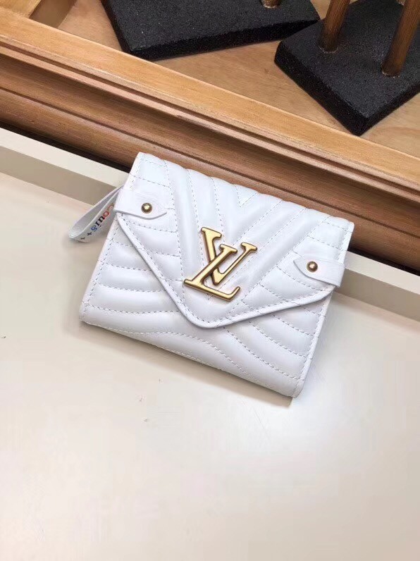 LOUIS VUITTON NEW WAVE COMPACT WALLET M63427 white