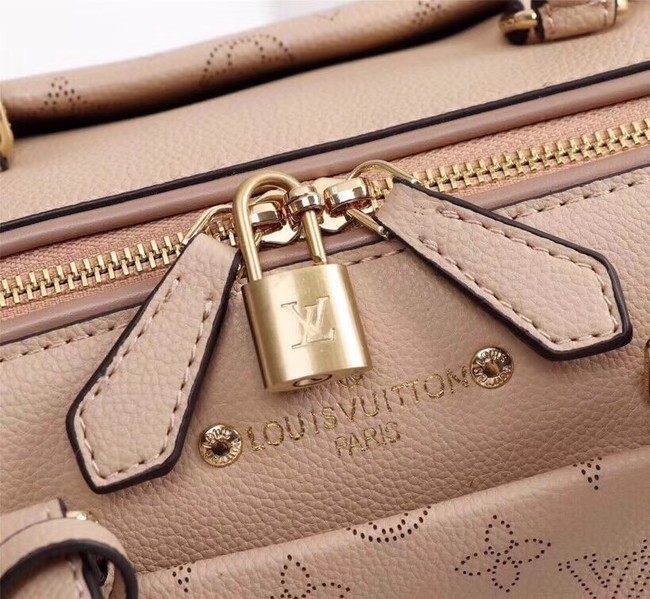 Louis Vuitton Mahina Leather SPEEDY BANDOULIERE 30 M40431 apricot