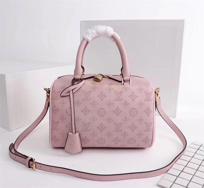 Louis Vuitton Mahina Leather SPEEDY BANDOULIERE 30 M40431 pink