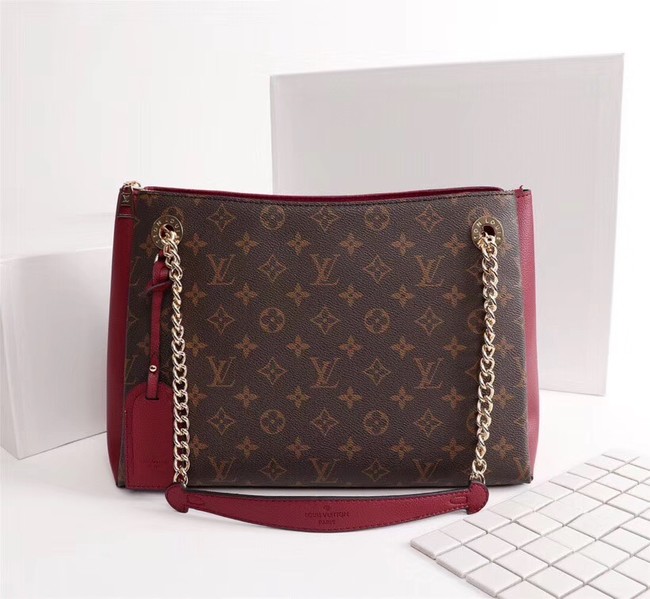 Louis vuitton monogram canvas SURENE MM M43755 Bordeaux