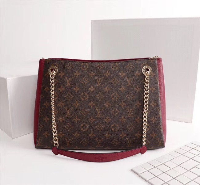 Louis vuitton monogram canvas SURENE MM M43755 Bordeaux